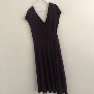 NY & Co. Purple Casual Dress